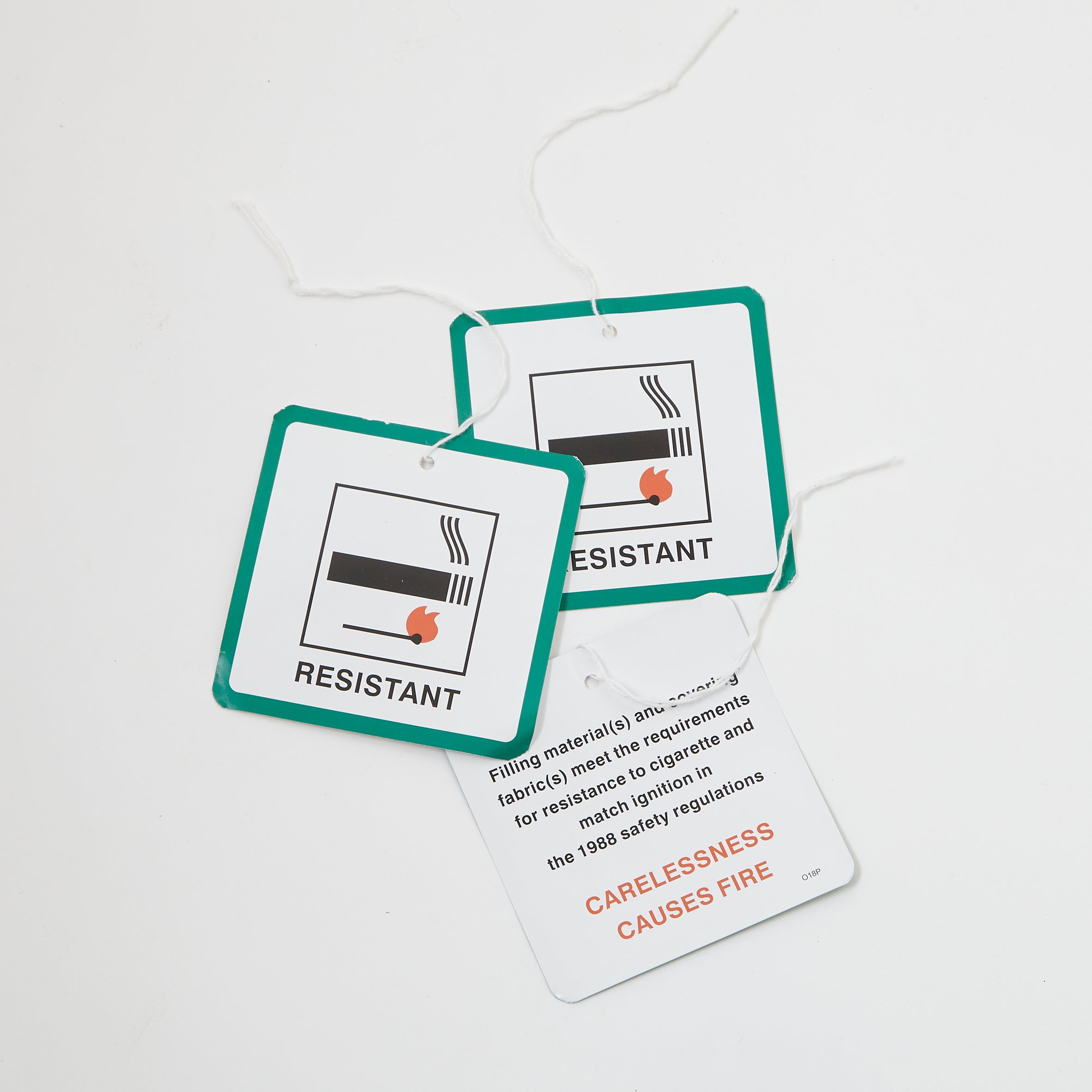 Fire Regulation Rug Label FRSL01 Fire Labels – R&S Components Ltd